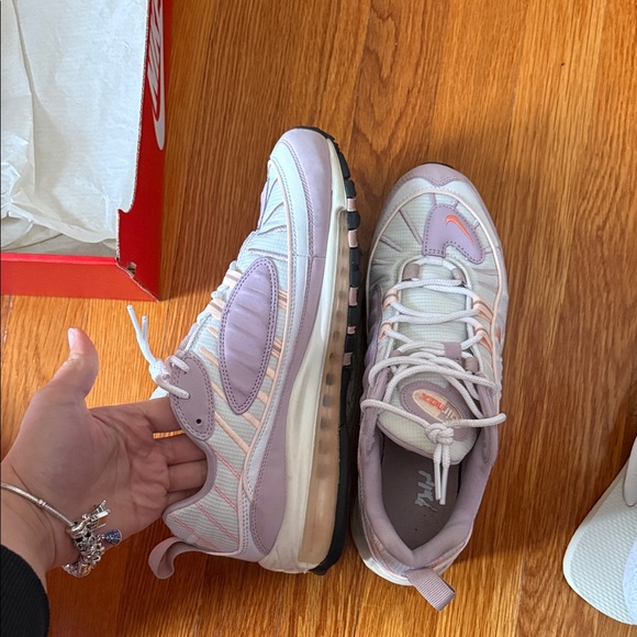 Nike Women's Sneakers - Pastel Purple and White - Picture 6 of 6